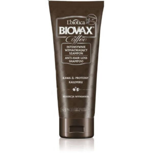 L’BIOTICA Biovax Glamour Coffee Szampon do włosów intensywnie wzmacniający – Kawa i Proteiny Kaszmiru 200ml