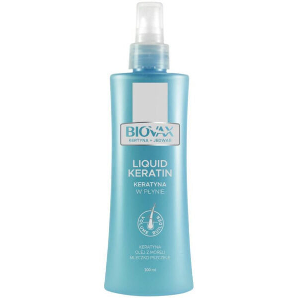 L’BIOTICA Biovax Keratyna w płynie – Keratyna i Jedwab 200ml