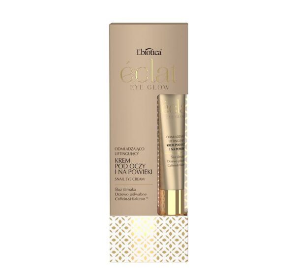 L’BIOTICA Eclat Eye Glow Krem pod oczy i na powieki odmładzająco-liftingujący 15ml