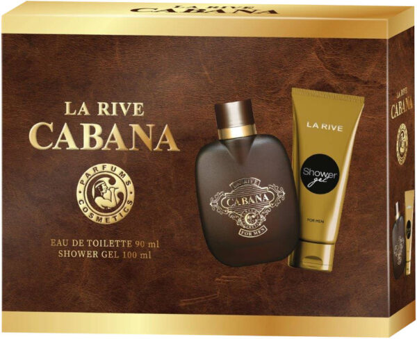 La Rive for Men Zestaw prezentowy Cabana (woda toaletowa 90ml+żel pod prysznic 100ml)