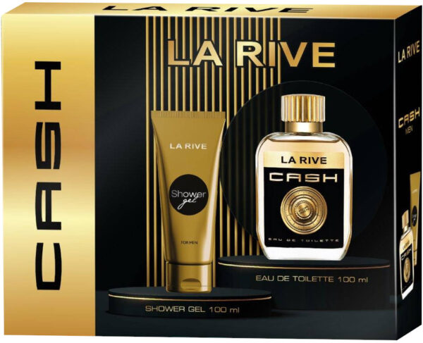 La Rive for Men Zestaw prezentowy Cash (woda toaletowa 100ml+żel pod prysznic 100ml)