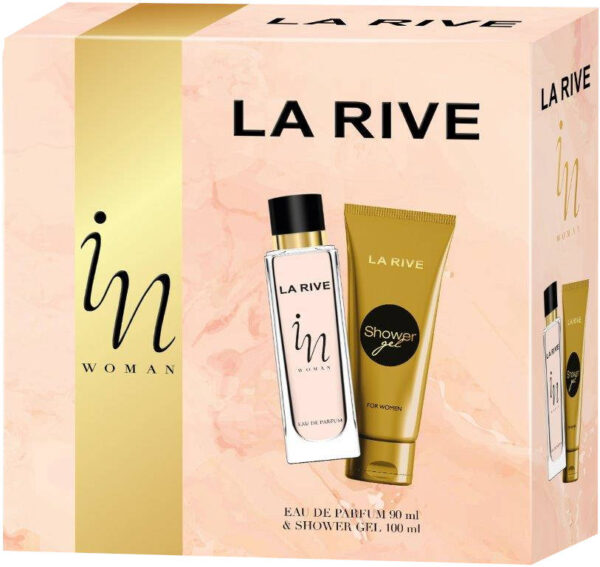 La Rive for Woman Zestaw prezentowy In Woman (woda perfumowana 90ml+żel pod prysznic 100ml)