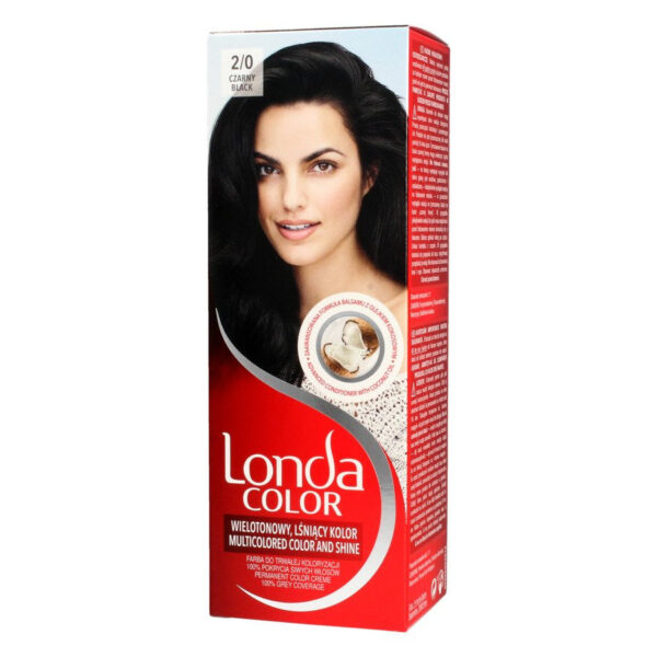 Londacolor Cream Farba do włosów nr 2/0 czarny