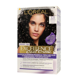 Loreal Excellence Cool Creme Krem koloryzujący 3.11 Ultra Popielaty Ciemny Brąz