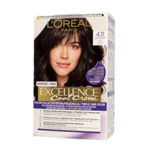 Loreal Excellence Cool Creme Krem koloryzujący 4.11 Ultra Popielaty Brąz