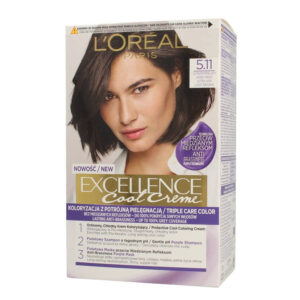 Loreal Excellence Cool Creme Krem koloryzujący 5.11 Ultra Popielaty Jasny Brąz
