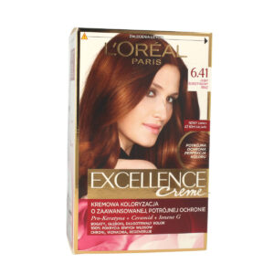 Loreal Excellence Creme Krem koloryzujący 6,41 Jasny Bursztynowy Brąz
