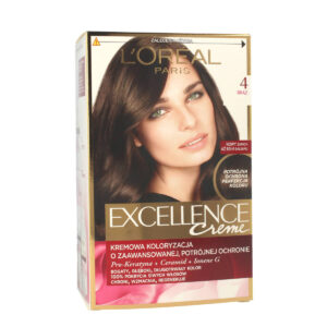 Loreal Excellence Creme farba do włosów 400 brąz z pro-keratyną