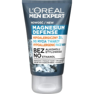 Loreal Men Expert Hipoalergiczny Żel do mycia twarzy Magnesium Defence 100ml