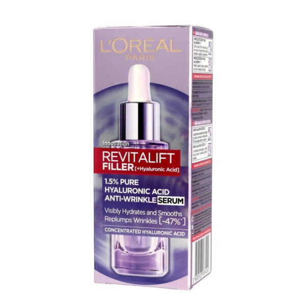 Loreal REVITALIFT FILLER Serum przeciwzmarszczkowe 1.5% czystego kwasu hialuronowego 30ml