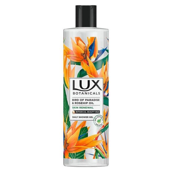 Lux Botanicals Żel pod prysznic odnawiający Bird of Paradise & Rosehip Oil  500ml