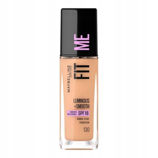 MAYBELLINE Fit Me! Rozświetlający Podkład do twarzy Luminous+Smooth nr 130 Buff Beige 30ml