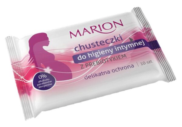 Marion Chusteczki do higieny intymnej z prebiotykiem-10szt