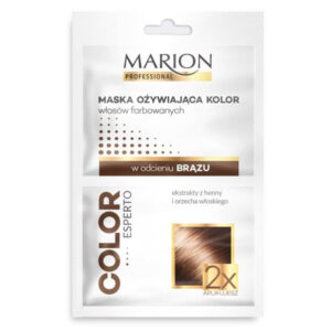 Marion Color Esperto Maska odżywiająca do włosów w odcieniu brąz 2x20ml
