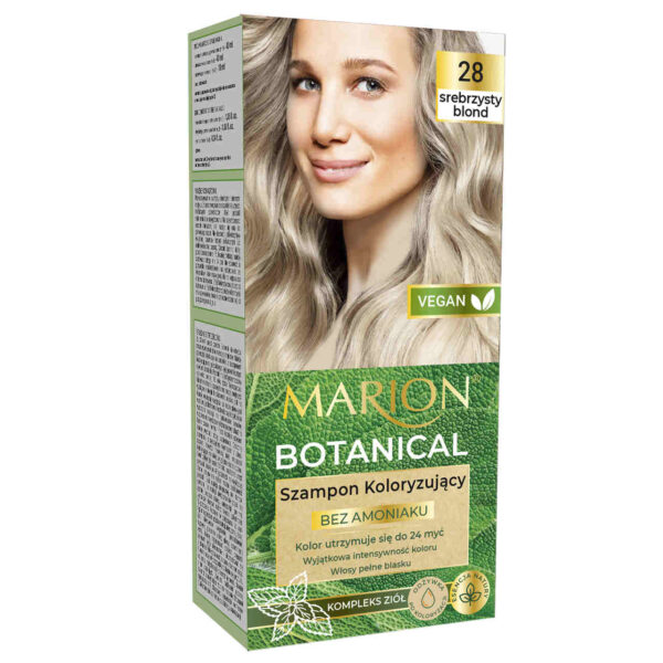 Marion Szampon koloryzujący Botanical (Vege) nr 28 Srebrzysty Blond