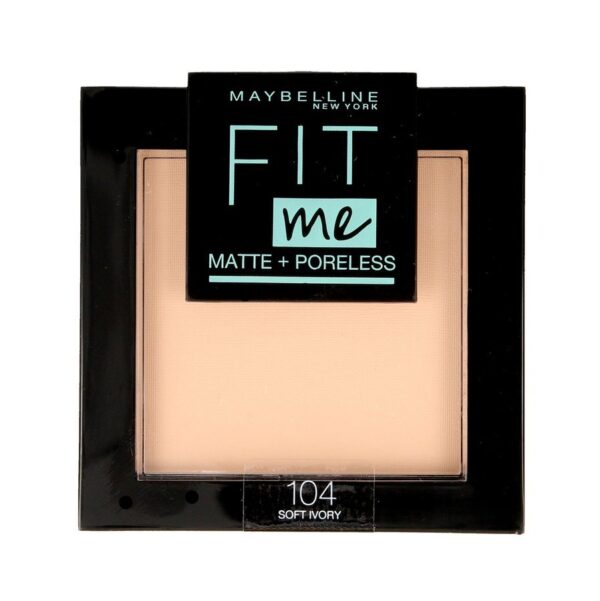 Maybelline Fit Me! Puder kompaktowy Matte+Poreless nr 104 Soft Ivory  9g