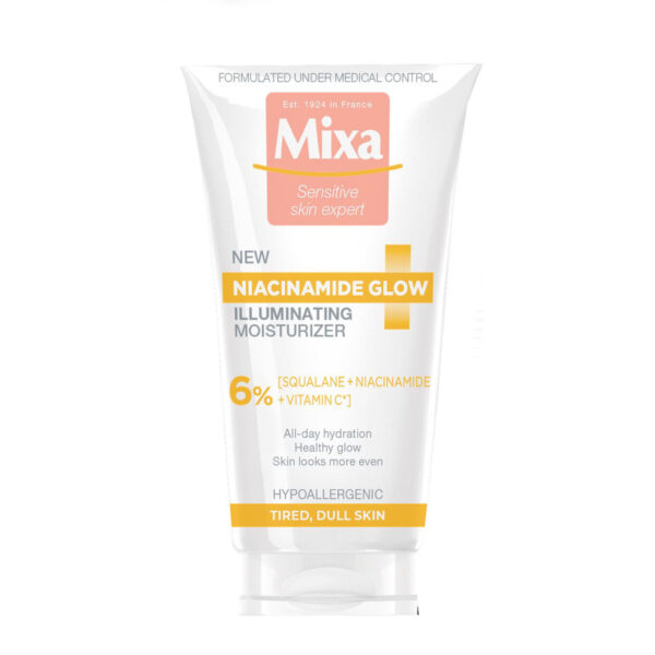 Mixa Niacinamide Glow Krem nawilżająco – rozświetlający do cery matowej i zmęczonej 50ml