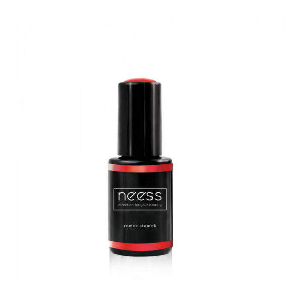 NEESS Lakier hybrydowy kauczukowy 7412 Pole Kar-minowe 4ml