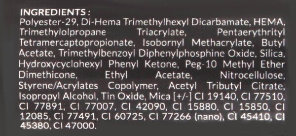 NEESS Lakier hybrydowy kauczukowy 7477 Prawie czarny 4ml