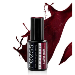 NEESS Lakier hybrydowy kauczukowy 7482 Lampka Bordo 4ml