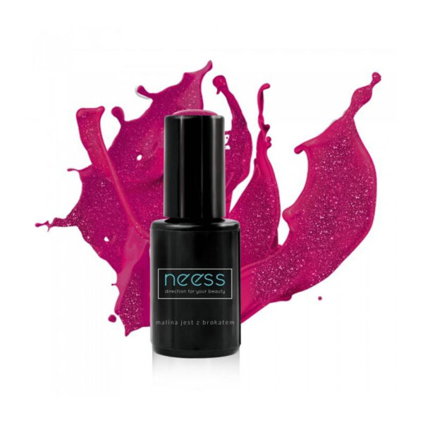 NEESS Lakier hybrydowy kauczukowy 7563 Szkolne disco 4ml