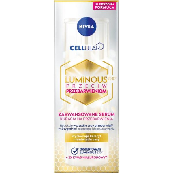 NIVEA Cellular Luminous Zaawansowane Serum-Kuracja na przebarwienia 30ml