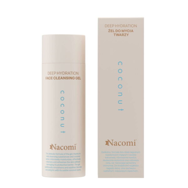 Nacomi Deep hydration Coconut Żel do mycia twarzy 150ml