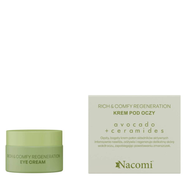 Nacomi Rich&Comfy Regeneration Avocado Krem pod oczy 15ml