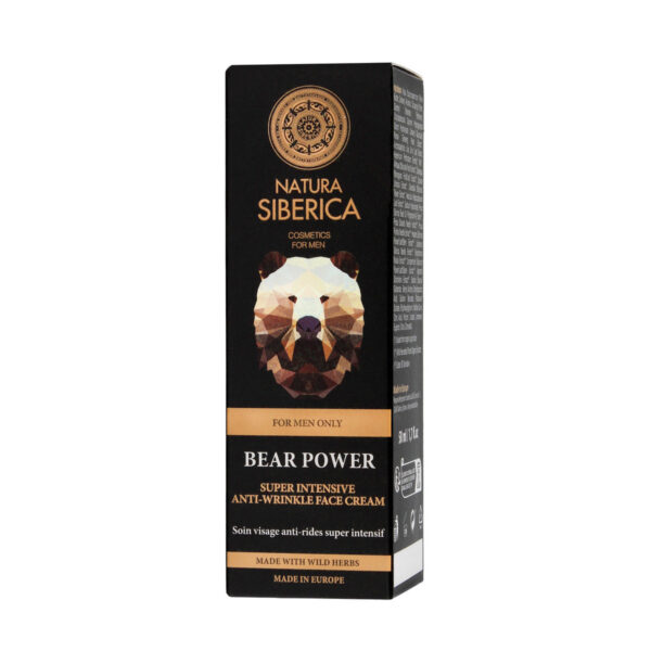 Natura Siberica Men Krem do twarzy Bear Power Przeciwzmarszczkowy  50ml