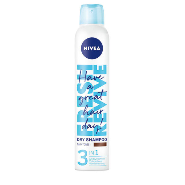 Nivea Fresh Revive Suchy Szampon do włosów 3in1 Dark 200ml