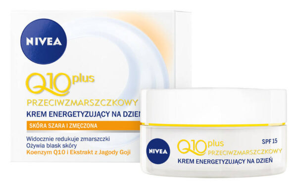 Nivea Q10 Plus C Krem przeciwzmarszczkowy energetyzujący na Dzień SPF15  50ml