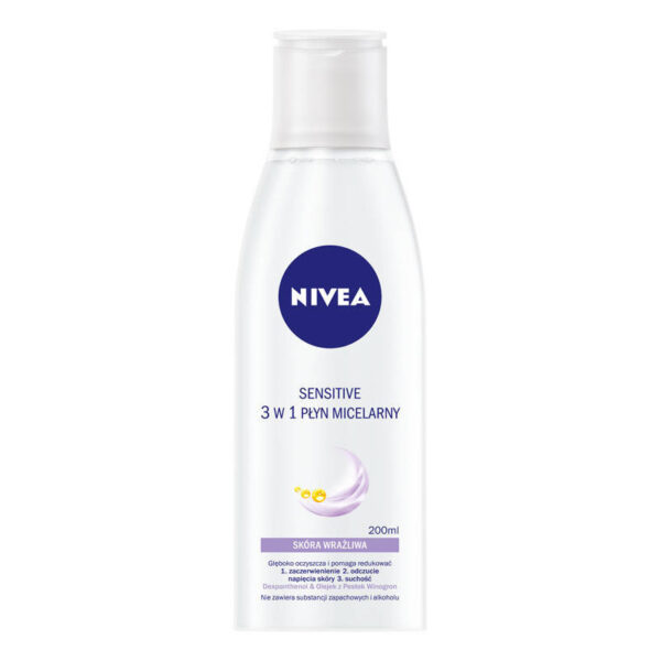 Nivea Sensitive Płyn micelarny 3w1 do cery wrażliwej  200ml