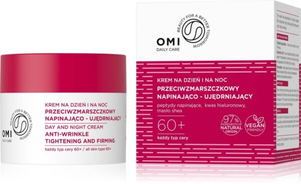 OMI Daily Care Przeciwzmarszczkowy Krem napinająco-ujędrniający 60+ na dzień i na noc 50ml