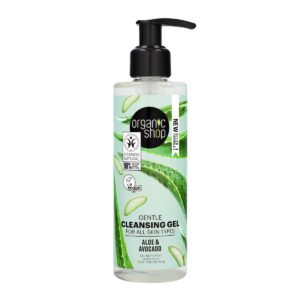 ORGANIC SHOP Delikatny Żel do mycia każdego typu cery Aloe & Avocado 200ml