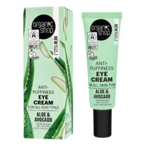 ORGANIC SHOP Krem pod oczy przeciw obrzękom do każdego typu cery Aloe & Avocado 30ml