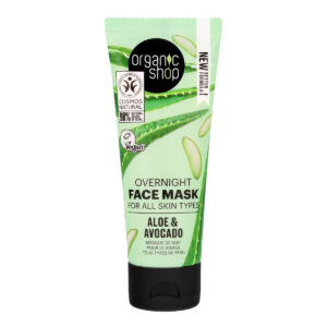 ORGANIC SHOP Maska do twarzy na noc Aloe & Avocado 75ml