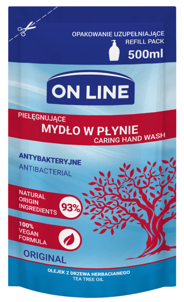 On Line Mydło w płynie Antybakteryjne Original - uzupełnienie  500ml