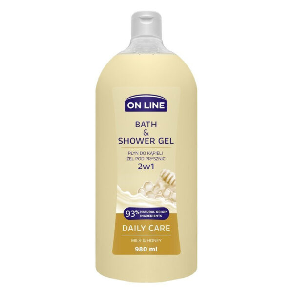 On Line Żel i Płyn do kąpieli 2w1 Daily Care 980ml