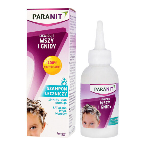 PARANIT Szampon leczniczy likwidujący wszy i gnidy – 10 minutowa kuracja 100ml