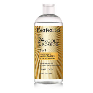 PERFECTA 24K Gold & Rose Oil Płyn micelarny do każdej cery 400 ml
