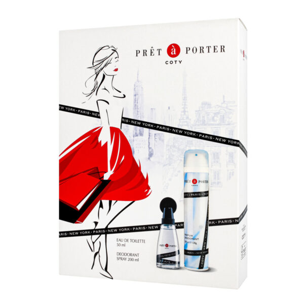 PRET A PORTER Zestaw prezentowy (Woda toaletowa 50ml+Dezodorant spray 200ml)