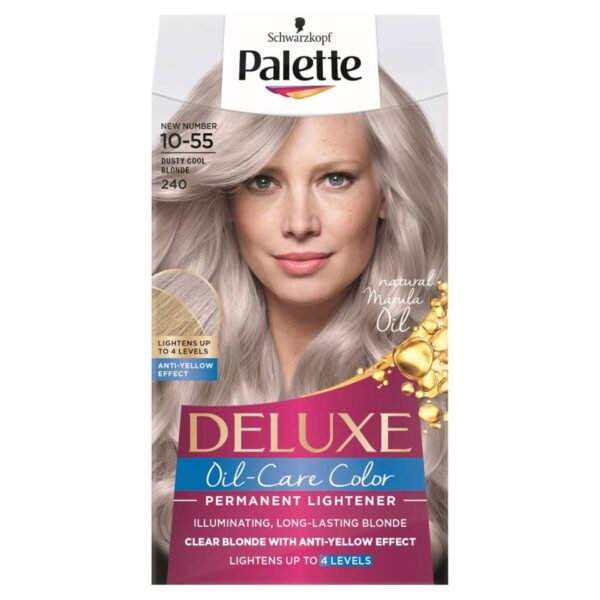 Palette Deluxe Farba do włosów permanentna nr 240 Popielaty Chłodny Blond