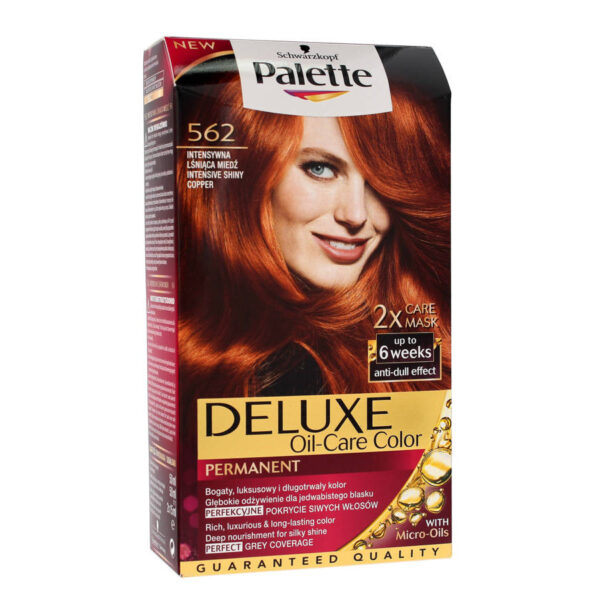 Palette Deluxe Farba do włosów permanentna nr 562 Intensywna Lśniąca Miedź