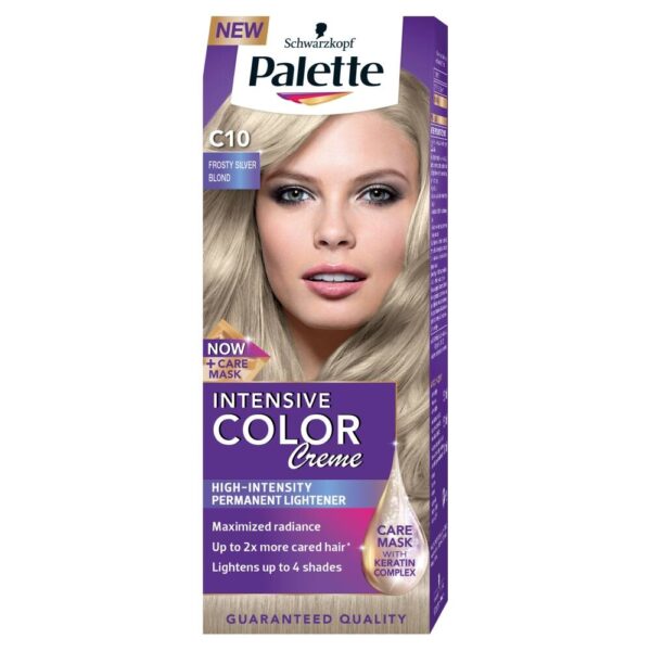 Palette Intensive Color Creme Krem koloryzujący nr C10-mroźny srebrny blond - obrazek 3