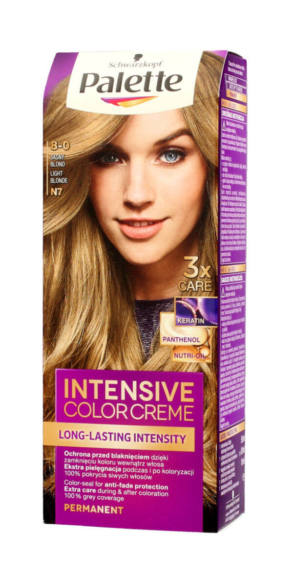 Palette Intensive Color Creme Krem koloryzujący nr N7-jasny blond - obrazek 4