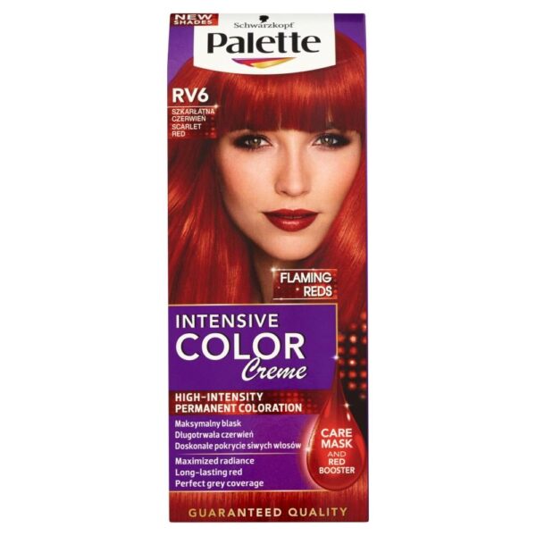 Palette Intensive Color Creme Krem koloryzujący nr RV6-szkarłatna czerwień