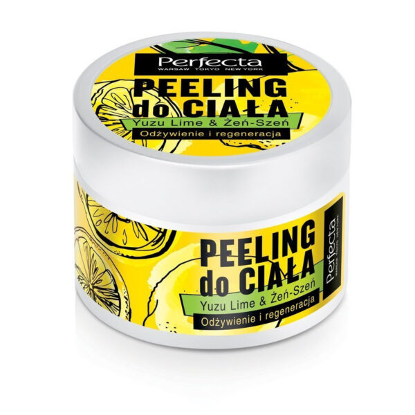 Perfecta Spa Peeling do ciała Yuzu Lime & Żeń-Szeń – odżywienie i regeneracja 225g