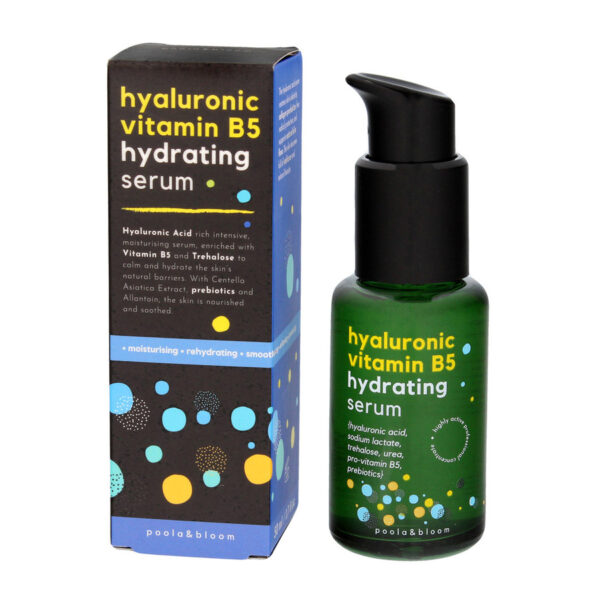Poola&Bloom Serum do twarzy z kwasem hialuronowym i witaminą B5 50ml