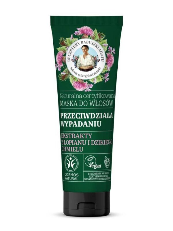 Receptury Babuszki Agafii Naturalna Maska do włosów przeciw wypadaniu 200ml