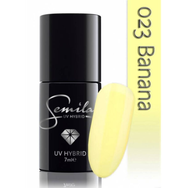 SEMILAC Lakier hybrydowy 023 Banana – 7 ml